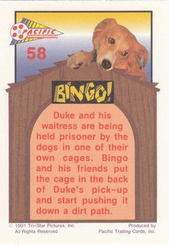 1991 Pacific Bingo #58 Duke's Demise Back