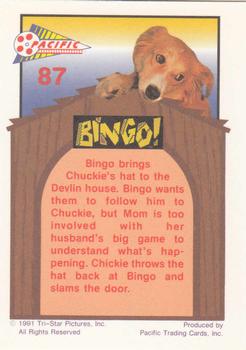 1991 Pacific Bingo #87 Who Are You? Back