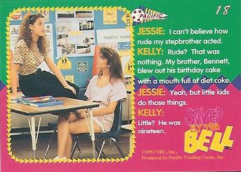 1992 Pacific Saved by the Bell #18 