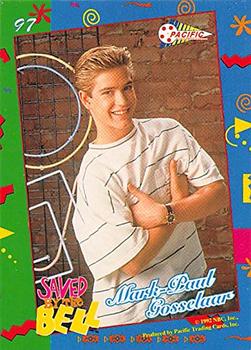 1992 Pacific Saved by the Bell #97 Mark-Paul Gosselaar Front
