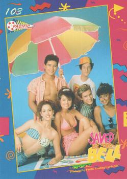 1992 Pacific Saved by the Bell #103 Cast Photo Front