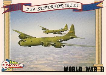 1992 Pacific The Story of World War II #15 B-29 Superfortress Front