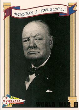 1992 Pacific The Story of World War II #19 Winston S. Churchill Front