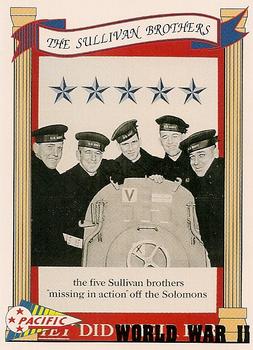 1992 Pacific The Story of World War II #49 The Sullivan Brothers Front