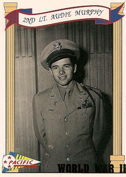 1992 Pacific The Story of World War II #51 Audie Murphy Front