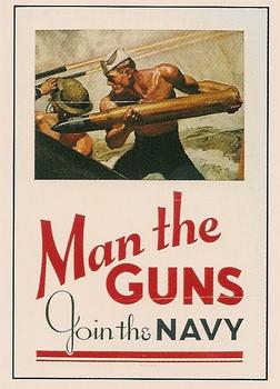 1992 Pacific The Story of World War II #98 Man the Guns - Join the Navy Front