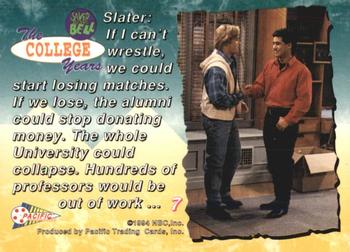 1994 Pacific Saved By The Bell: The College Years #7 
