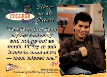 1994 Pacific Saved By The Bell: The College Years #39 