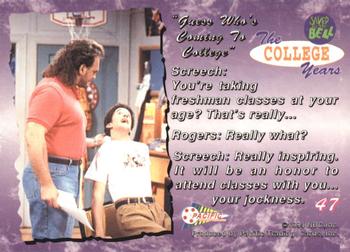 1994 Pacific Saved By The Bell: The College Years #47 