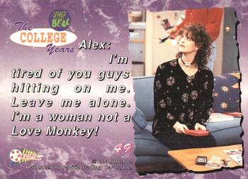 1994 Pacific Saved By The Bell: The College Years #49 