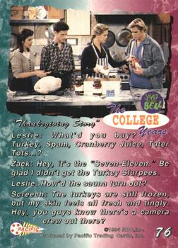 1994 Pacific Saved By The Bell: The College Years #76 