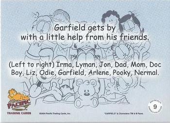 2004 Pacific Garfield #9 Garfield Cast Back