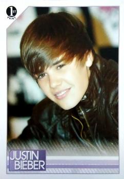 2010 Panini Justin Bieber #10 Because HMV correctly anticipated a large turn Front