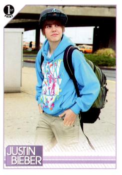 2010 Panini Justin Bieber #22 The day before he was to appear on Good Morning Front