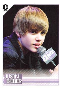 2010 Panini Justin Bieber #36 Meeting with the fans in Bala Cynwyd, Pa. as p Front