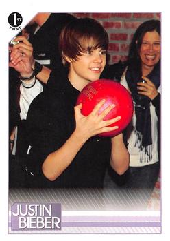 2010 Panini Justin Bieber #37 While bowling at the Lucky Strike Lanes & Loun Front