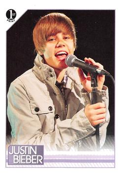 2010 Panini Justin Bieber #43 At the Sun HQ in London, England on March 19, Front
