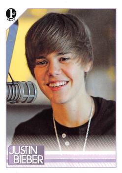 2010 Panini Justin Bieber #45 Froggy, who interviewed Justing during his Y10 Front