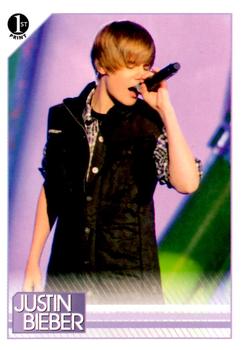 2010 Panini Justin Bieber #46 Both Justin and Nickelodeon can boast a very l Front