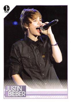 2010 Panini Justin Bieber #51 Held three days before Super Bowl XLIV and Big Front