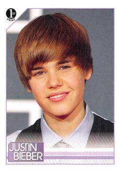 2010 Panini Justin Bieber #58 Walking the red carpet at the 52nd Annual Gram Front