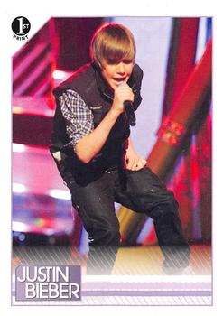 2010 Panini Justin Bieber #72 Justin got to take part as a performer at Nick Front