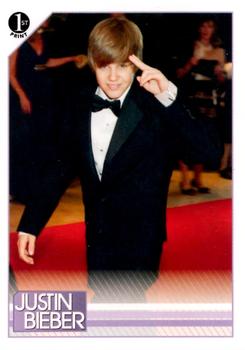 2010 Panini Justin Bieber #83 Justin proves that he can look just as great i Front
