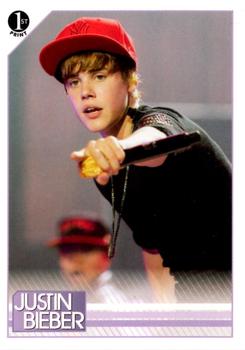 2010 Panini Justin Bieber #87 Usually wearing an Atlanta Braves hat, Justin Front
