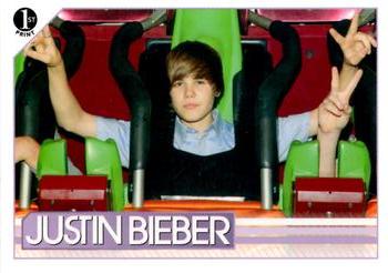 2010 Panini Justin Bieber #93 Justin prepared to take on Tatsu on May, 8, 20 Front
