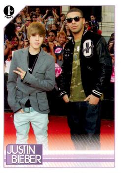 2010 Panini Justin Bieber #145 Always a pair for doing things in style, Justi Front