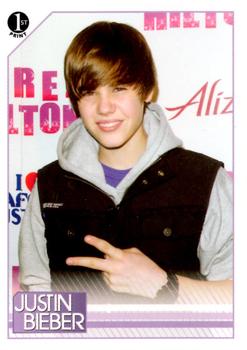 2010 Panini Justin Bieber #149 Justin was only one of an entire circus of sta Front