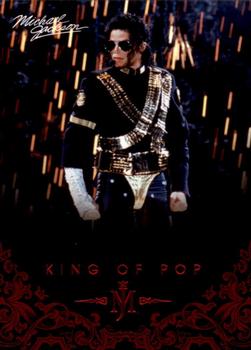 2011 Panini Michael Jackson #7 Michael's Dangerous album produced three Top 1 Front
