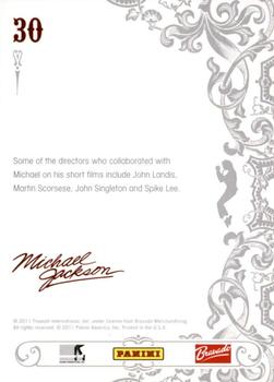 2011 Panini Michael Jackson #30 Some of the directors who collaborated with Mi Back