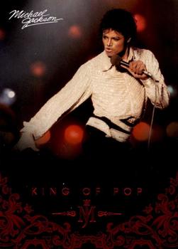 2011 Panini Michael Jackson #89 Michael was a child prodigy and international Front