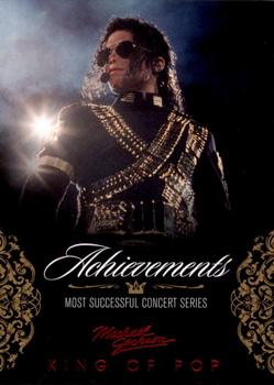 2011 Panini Michael Jackson #128 1988: Most Successful Concert Series Front