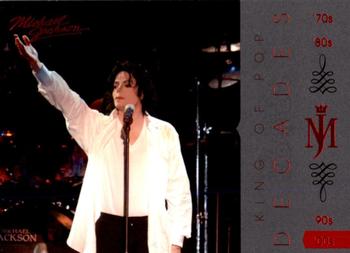 2011 Panini Michael Jackson #154 Michael's album Invincible, was released in Oc Front