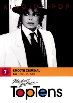 2011 Panini Michael Jackson #171 Smooth Criminal - Oct. 24, 1988 Front