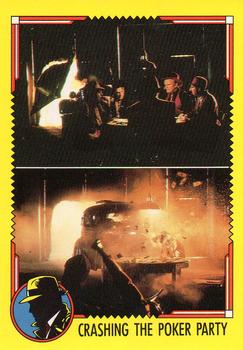 1990 O-Pee-Chee Dick Tracy Movie #20 Crashing the Poker Party Front