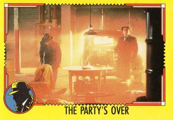 1990 O-Pee-Chee Dick Tracy Movie #22 The Party's Over Front
