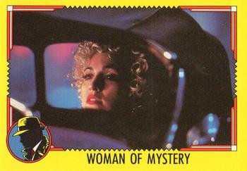 1990 O-Pee-Chee Dick Tracy Movie #38 Woman of Mystery Front