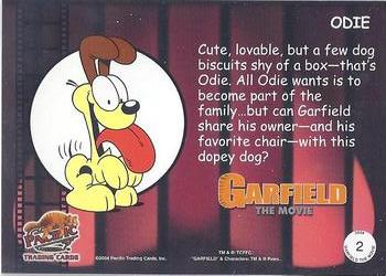 2004 Pacific Garfield - Garfield the Movie #2 Odie Back