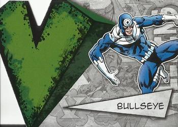 2012 Upper Deck Marvel Beginnings S3 - Villains Die Cut #V5 Bullseye Front
