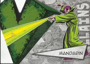 2012 Upper Deck Marvel Beginnings S3 - Villains Die Cut #V25 Mandarin Front