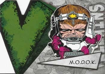 2012 Upper Deck Marvel Beginnings S3 - Villains Die Cut #V28 MODOK Front