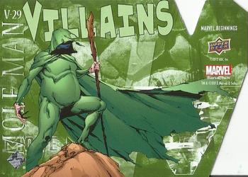 2012 Upper Deck Marvel Beginnings S3 - Villains Die Cut #V29 Mole Man Back