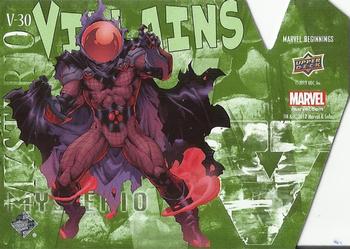 2012 Upper Deck Marvel Beginnings S3 - Villains Die Cut #V30 Mysterio Back