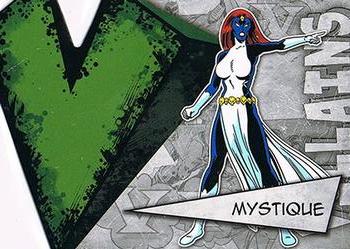 2012 Upper Deck Marvel Beginnings S3 - Villains Die Cut #V31 Mystique Front