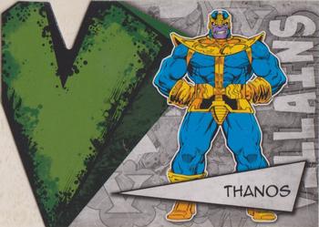 2012 Upper Deck Marvel Beginnings S3 - Villains Die Cut #V42 Thanos Front