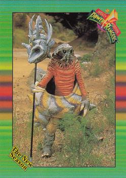 1995 Collect-A-Card Power Rangers The New Season Retail #1 Turban Shell Front