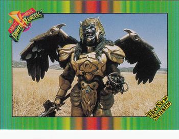 1995 Collect-A-Card Power Rangers The New Season Retail #2 Winged Warrior Front